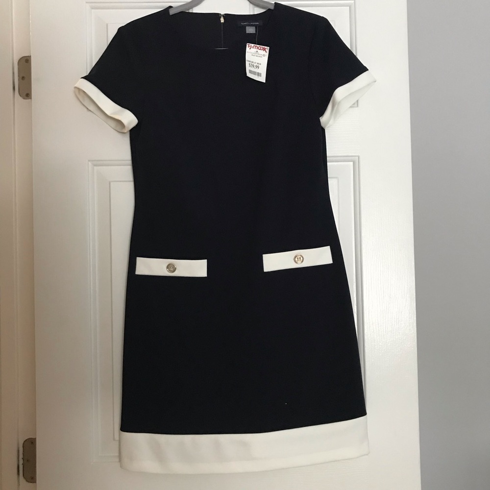 Tommy Hilfiger dress vintage classic style navy